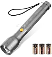 EverBrite Ultra Bright Tactical Flashlight, 900 Lumen Zoomable Adjustable Focus, 3 Light Modes, H...