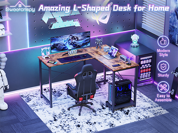 l shaped gaming desk office desk computer desk l desk corner desk