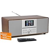 MangoKit MS4 CD Player FM Radio HiFi System I Bluetooth I Powerful Stereo System I FM Digital Rad...