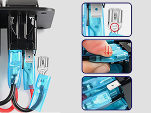 4 gang rocker switch panel