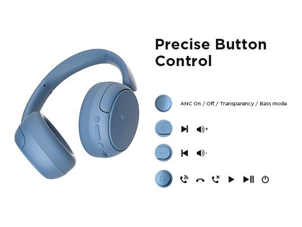 TALIX noise cancelling over ear headphones