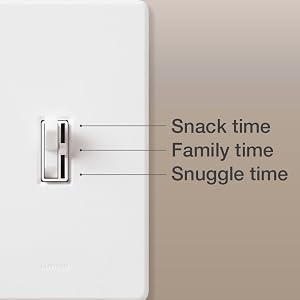 Lutron dimmer switch, LED dimmer switch, LEDs, LED bulb, light control, slide dimmer, Caseta,toggler