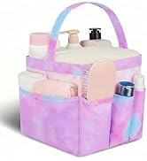 Attmu Mesh Shower Caddy Portable for College Dorm Room Essentials with 8 Pockets, Hanging Shower ...