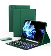 Case Keyboard for 10.9inch Samsung Galaxy Tab A9+ Plus 2023/A11+ Plus 2025,Includes Mouse and 7 C...