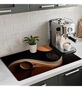 AOHMPT Coffee Mat 17"x32" - Extra Large Absorbent Non Slip Dish Drying Mat,Coffee Bar Accessories...