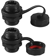 MELIFE 2PCS Waterproof RJ45 Ethernet LAN Cable Connector, CAT6/CAT5E/CAT5 Outdoor Shielded Indust...