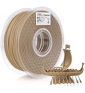 AMOLEN Wood Bamboo 3D Printer Filament, PLA Filament 1.75mm 20% Real Bamboo Fiber, 1kg/2.2lbs