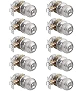 Probrico Brushed Nickel Bed/Bath Door Knobs Privacy Door Knobs Interior Bathroom Locks Wholesale ...