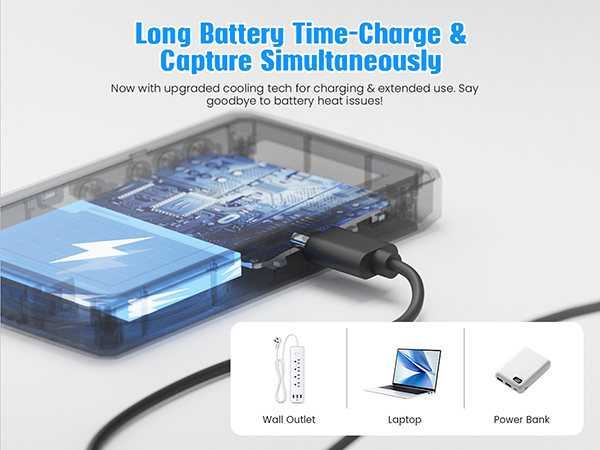 charging Magnetic Phone Vlog Selfie Monitor Screen
