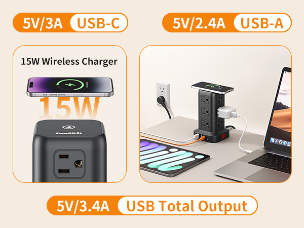 Wireless Charging Power Tower
