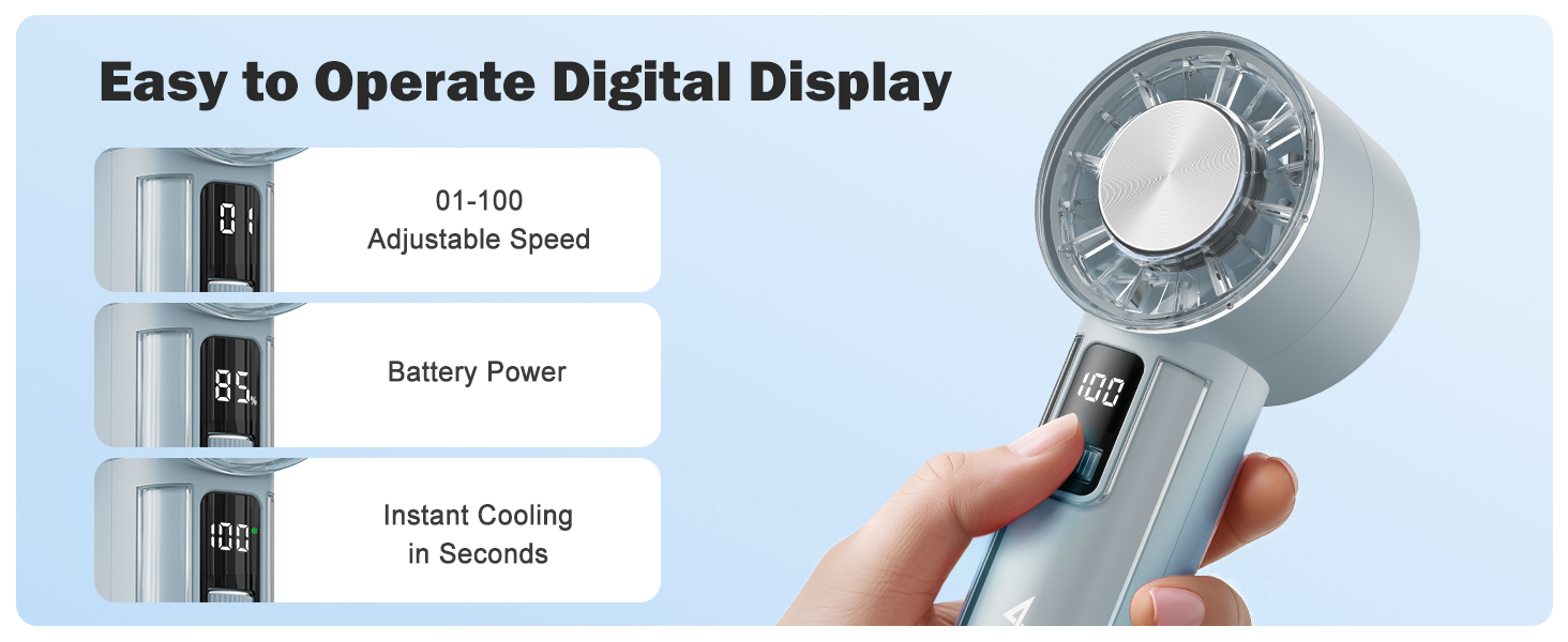 rechargeable fan handheld