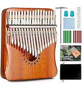 AARVI Kalimba Thumb Piano 17 Keys, Portable Mbira Finger Piano Gifts for Kids and Adults Beginner...