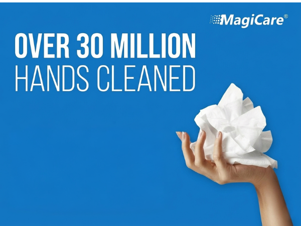 Over 30 million hands cleaned with MagiCare