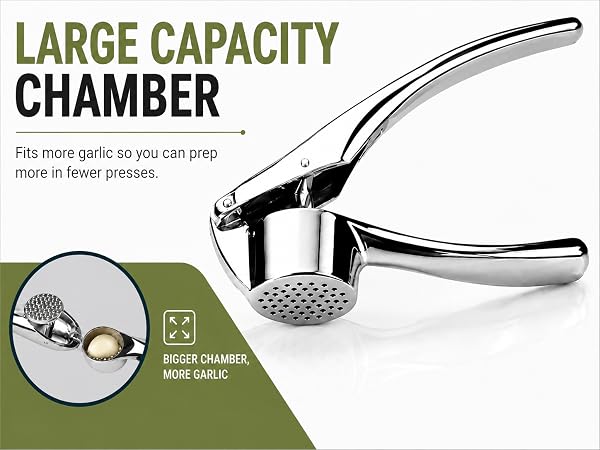 Durable garlic press