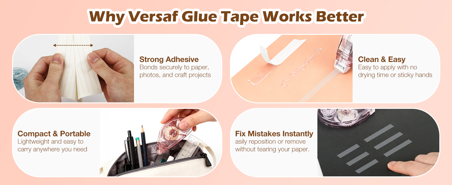 Why Versaf Glue Tape Works Better