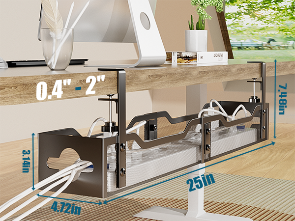 cable management under desk