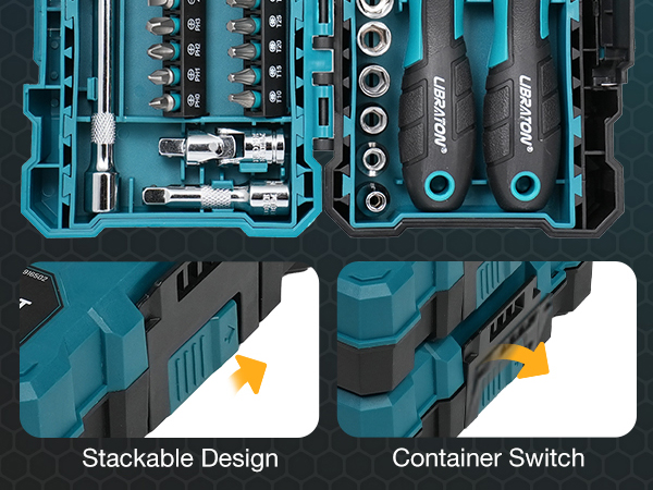 Portable Storage Box Keeps All Components Organized Stackable Design