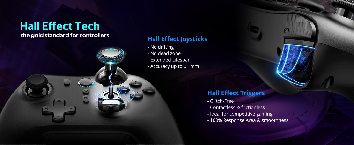 Hall effect controller