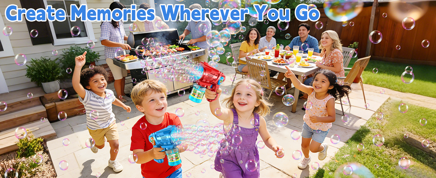 bubble guns