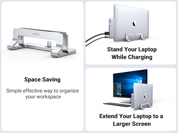 vertical laptop stand for desk