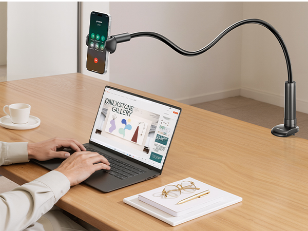 gooseneck phone holder