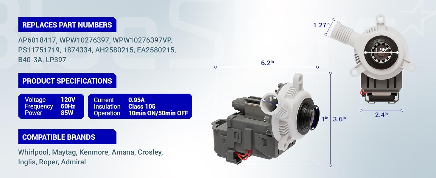 279769 dryer thermal cut-off kit wp3387134 wp3390291 fuse wp3392519 w11050897 high limit thermostat