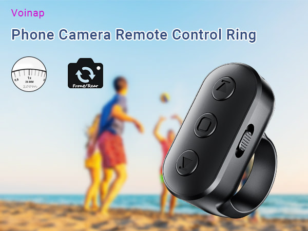Phone Camera Ring Remote Control with Zoom in/Out