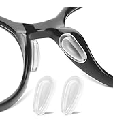 FOFALY Glasses Nose Pads, Anti Slip Eyeglass Nose Pad 3.2mm Heightened Airbag Cushions, Silicone ...