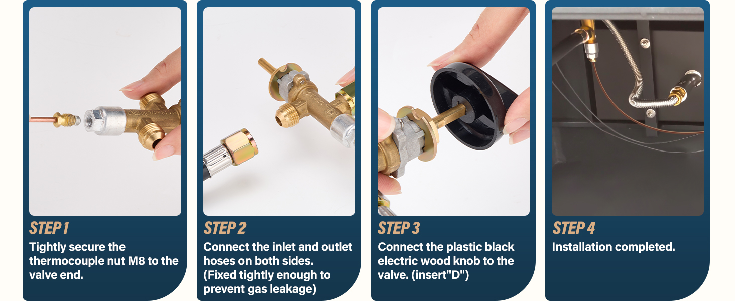 fire pit gas control valve