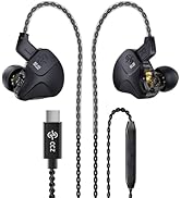 CCZ DC03 USB C Wired Headphones with Mic, Type C Earphones Wired Earbuds for iPhone 16/15 Pro Max...