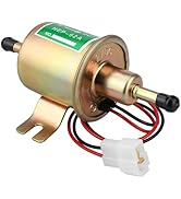 12V Electric 1/4 Fuel Pump Universal Low Pressure Transfer Inline Fuel Pump for Motorcycle Carbur...