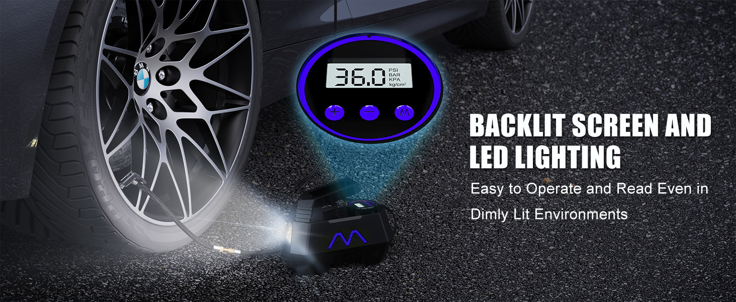 Tire Inflator Portable Air Compressor