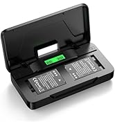 FirstPower EN-EL12 Battery 2 Pack and 2-Channel Battery Charger for Nikon Coolpix S9900, S9700, S...