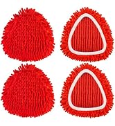 4 Pack Mop Head Replacement Compatiable with Ocedar EasyWring ,Mop Heads Refill for Easywring Spi...
