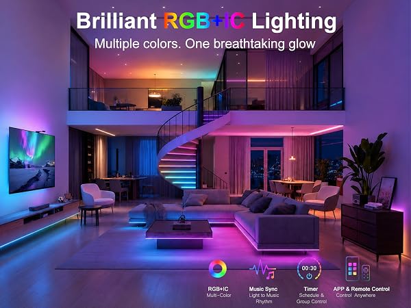 Brilliant RGB+IC Lighting