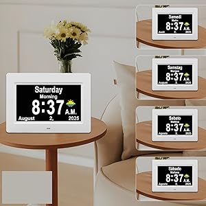 large digital clock for seniors