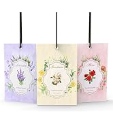 TheMadFox 12 Packs Scented Sachets for Drawer and Closet, Long-Lasting Sachet Bags Drawer Deodori...