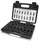 Steelman Pro - 78537 16-Piece Locking Lug Nut Master Key Set for Auto Mechanics Variety of Spline...