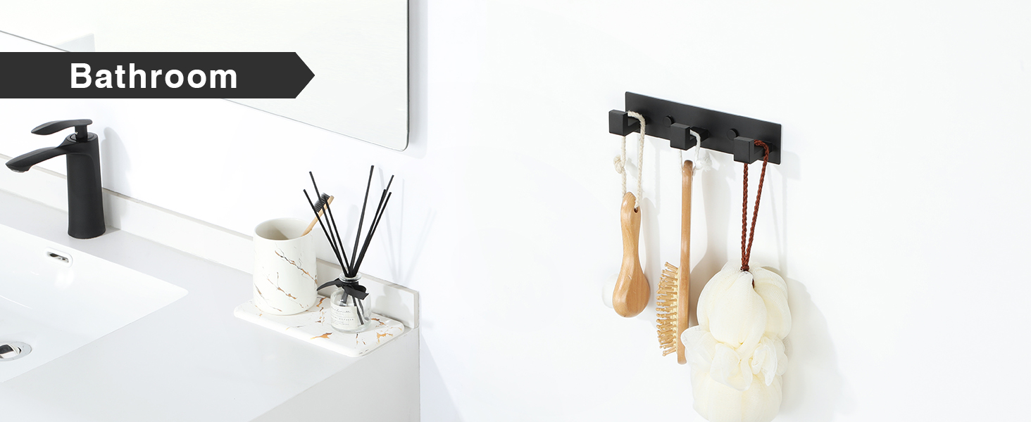 Alise Coat Hooks Wall Mount Hat and Coat Rack