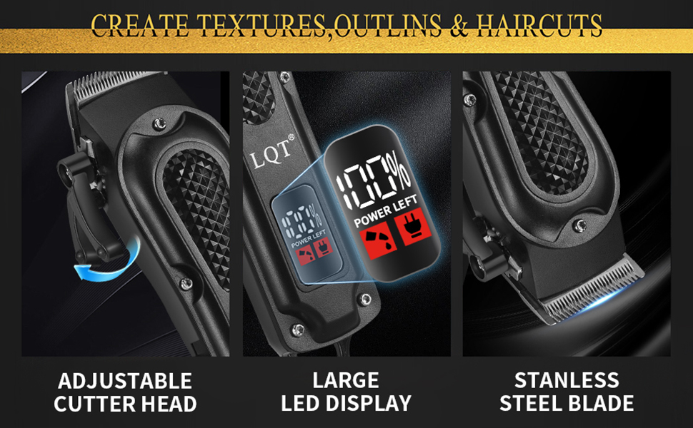 QT Men&amp;#39;s Electric Scissors 2-Piece Set