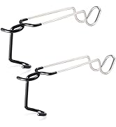 TOBWOLF 2PCS Outdoor Camping Lantern Hook Hangers Water Bottle Holder, Stainless Steel lamp Hange...