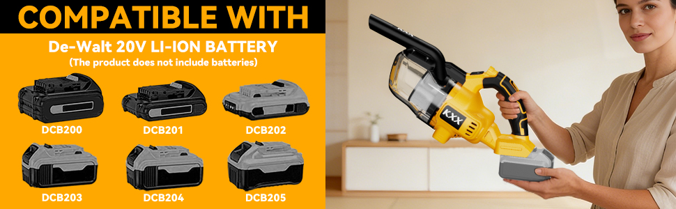 dewalt cordless vacuum