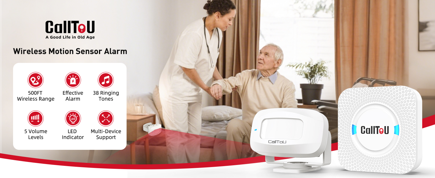 motion sensor door chime for business