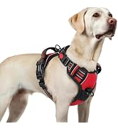 rabbitgoo Dog Harness for Large, No Pull Pet Harness with 3 Buckles, Adjustable Soft Padded Vest ...