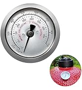 Quantfire Upgrade Replacement Thermometer for Kamado Joe JR,2.5" Grill Temperature Gauge Replacem...