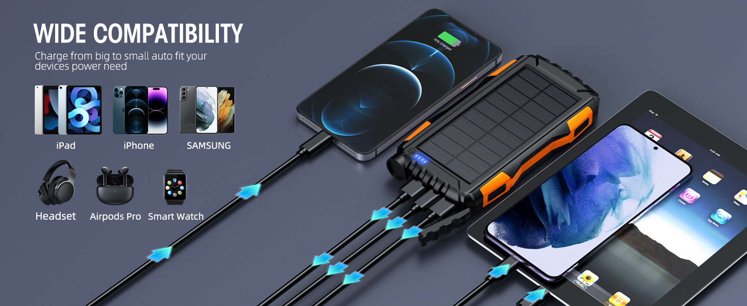 battery pack charger portable, cargador portatil para telefonos