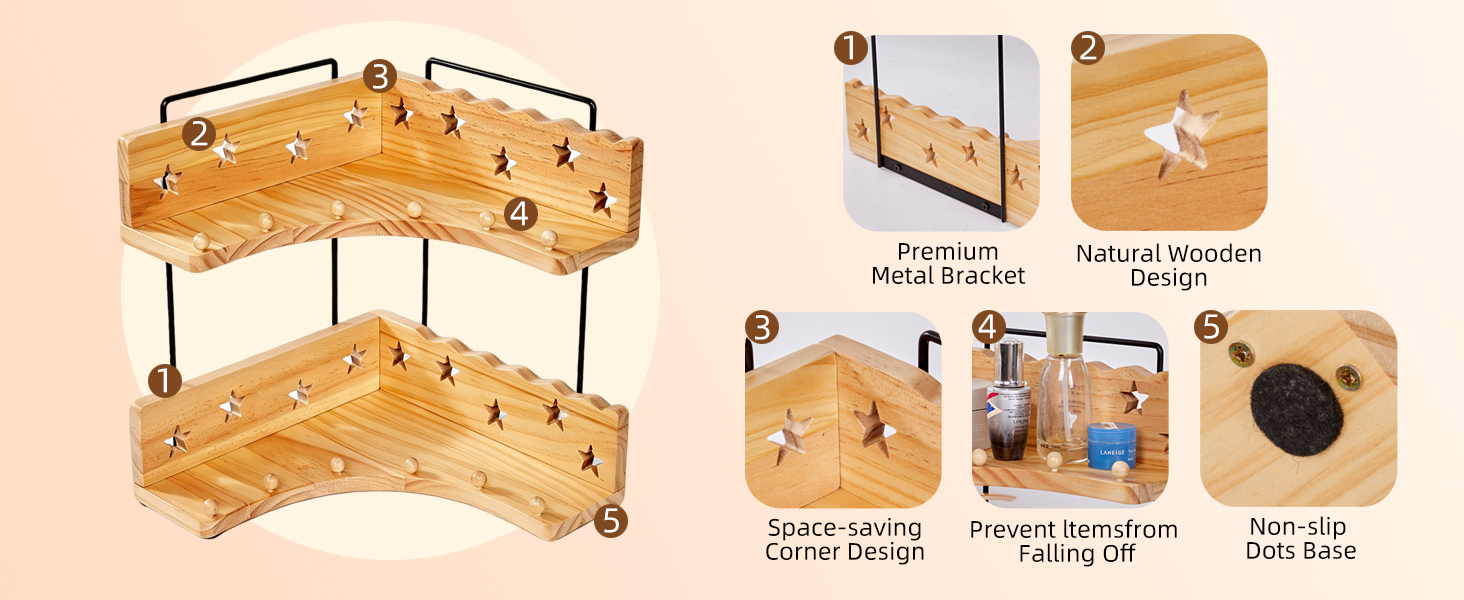 2-Tier Bathroom Countertop Organizer