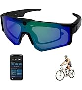 Camera Glasses for Men Women, 8MP HD POV Photo/Video Recording Glasses with Bluetooth, Built-in S...