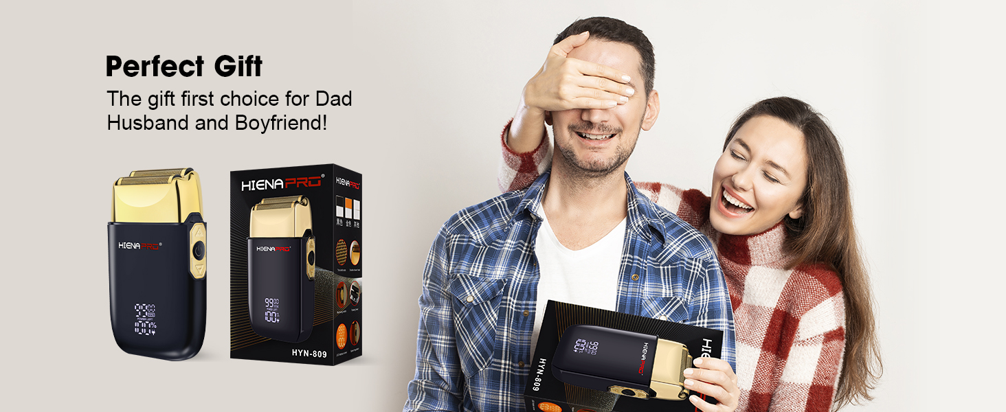 Foil Shaver Black Gold