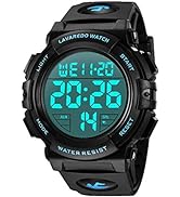 L LAVAREDO Mens Digital Watch - Sports Military Watches Waterproof Outdoor Chronograph Military W...